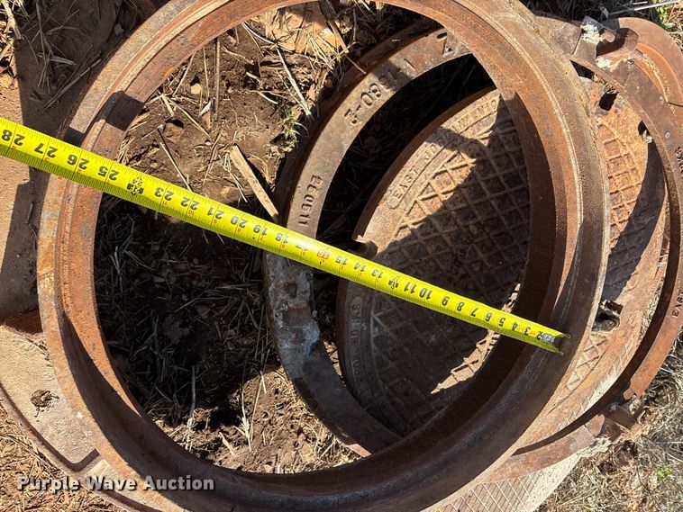 image for item EO4163 (2) man hole covers