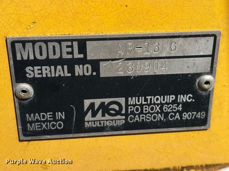 image for item EO4167 MultiQuip AR-13 G double drum roller