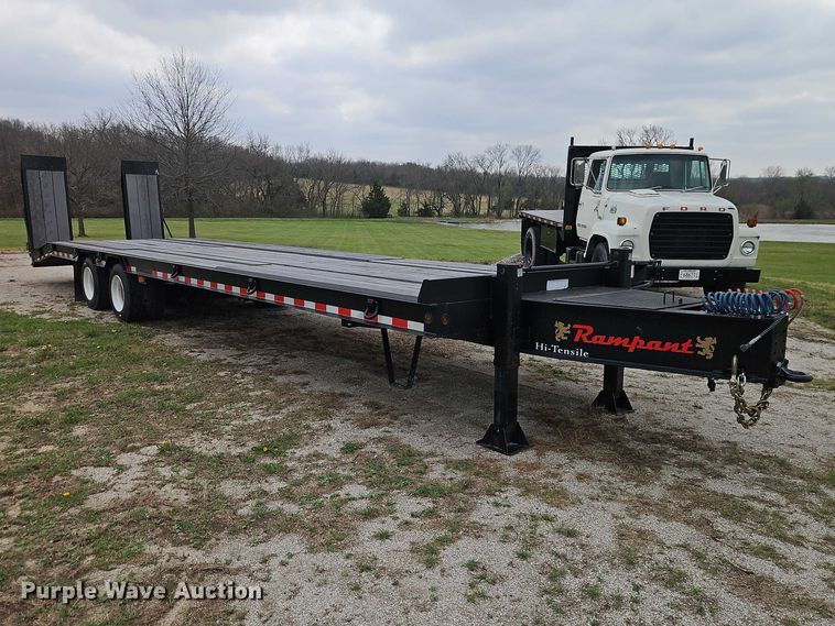 image for item EO7203 2019 Rampart PTD20 equipment trailer