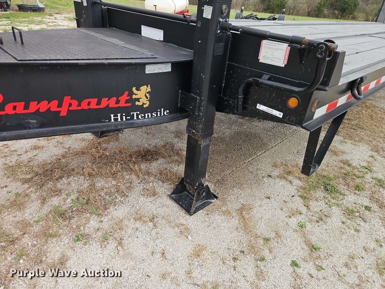 image for item EO7203 2019 Rampart PTD20 equipment trailer