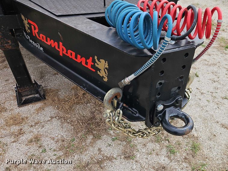 image for item EO7203 2019 Rampart PTD20 equipment trailer