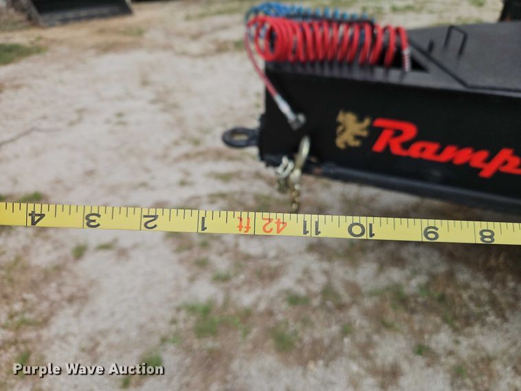 image for item EO7203 2019 Rampart PTD20 equipment trailer