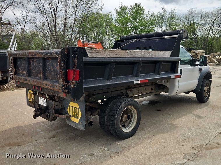 image for item EO7237 2008 Ford F550 Super Duty dump truck