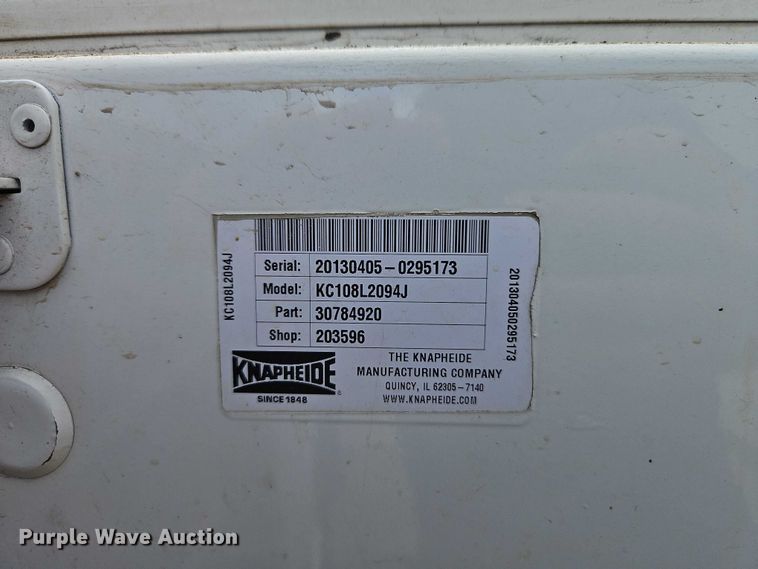 image for item EO7238 2013 RAM 3500 utility bed pickup truck