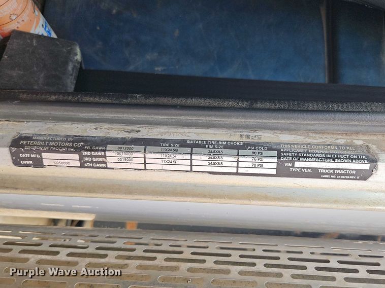 image for item EO7241 1991 Peterbilt 379 dump truck