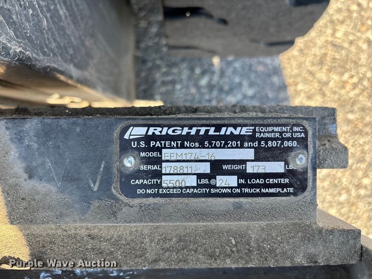 image for item ER7536 2017 UniCarriers PF50 forklift