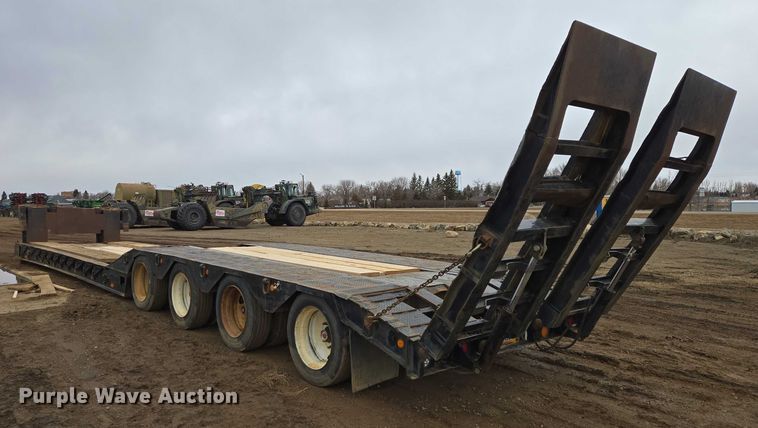image for item ES2855 2000 Entyre HFR50TD4-T1 lowboy equipment trailer