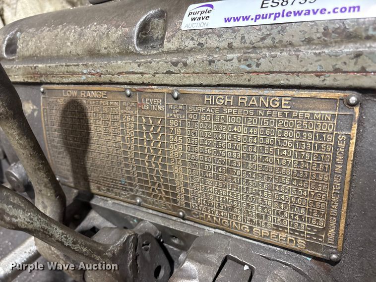 image for item ES8739 Axelson metal lathe