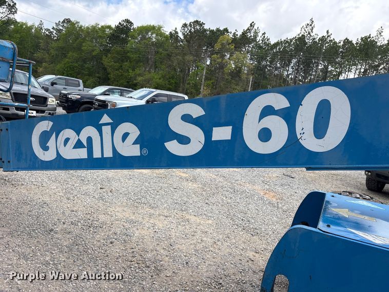 image for item ES8744 2000 Genie S-60 boom lift