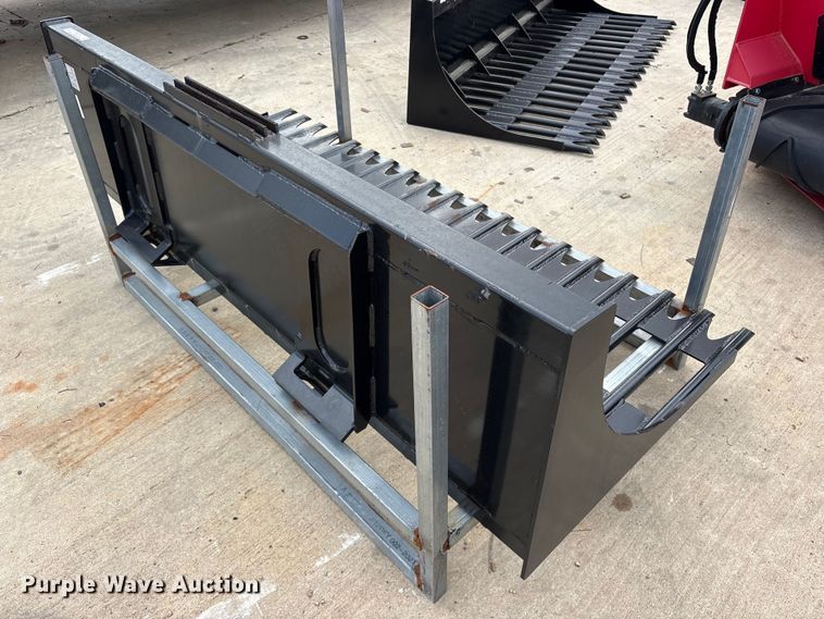 image for item ES8774 2025 Skyway skid steer rock bucket