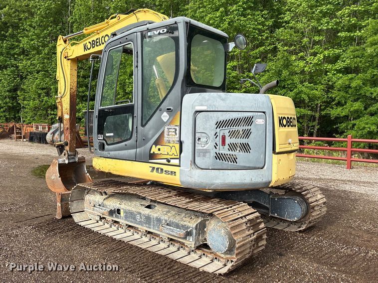 image for item ES8892 2013 Kobelco SK70SR-2 mini excavator