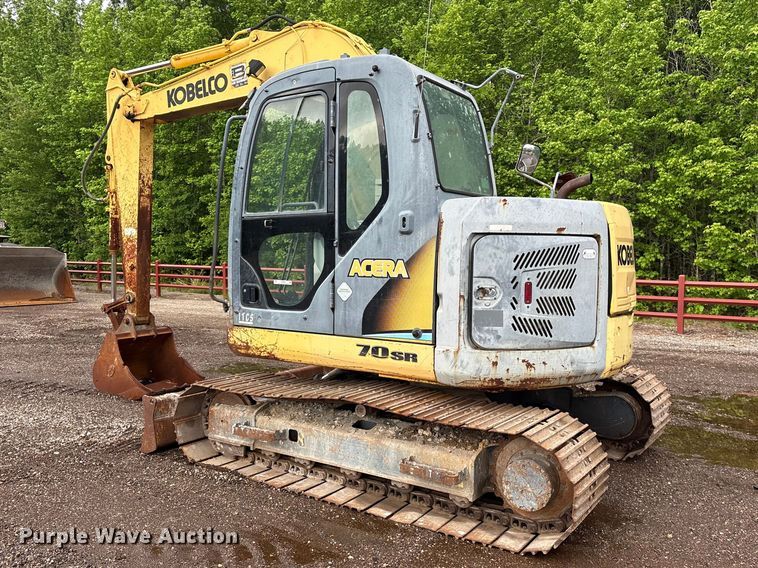 image for item ES8893 2009 Kobelco SK70SR-2 mini excavator