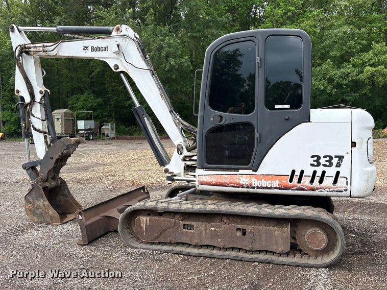 image for item ES8894 2007 Bobcat 337 G mini excavator