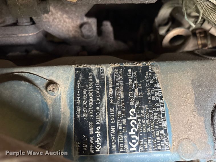 image for item ES8894 2007 Bobcat 337 G mini excavator