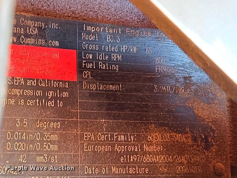 image for item ET1473 2007 Snorkel TB-42CU boom lift