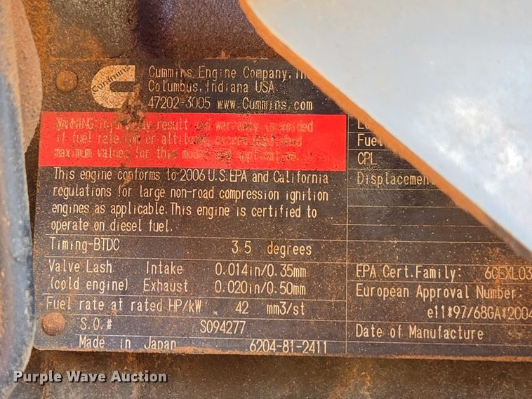 image for item ET1473 2007 Snorkel TB-42CU boom lift