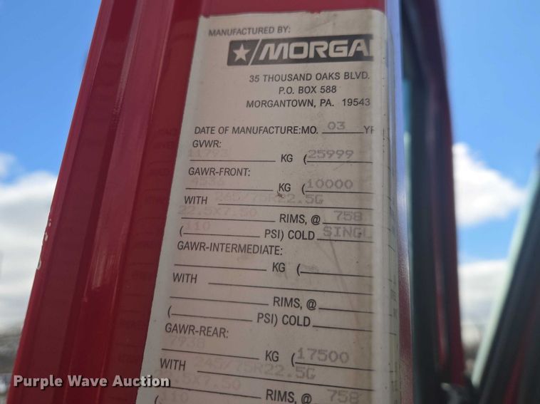 image for item ET1499 2012 International 4300 dump truck