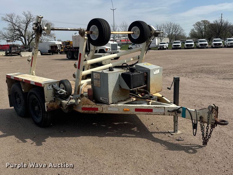 image for item ET1846 2017 Larson LCT 7500 reel trailer