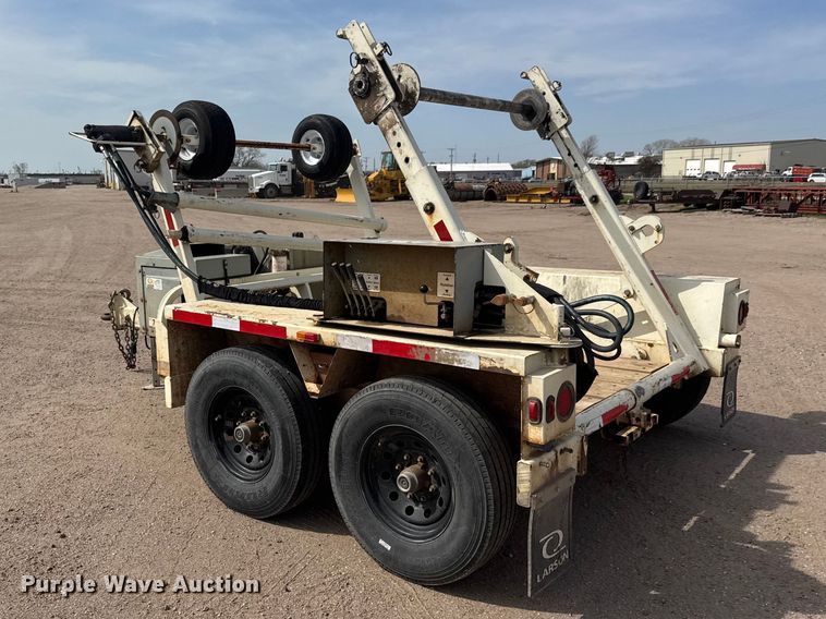 image for item ET1846 2017 Larson LCT 7500 reel trailer