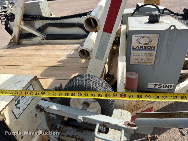 image for item ET1846 2017 Larson LCT 7500 reel trailer