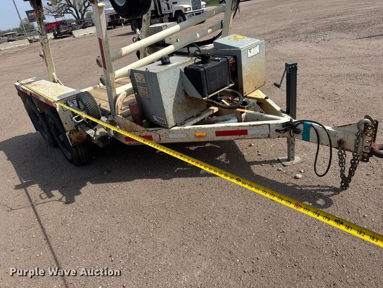 image for item ET1846 2017 Larson LCT 7500 reel trailer