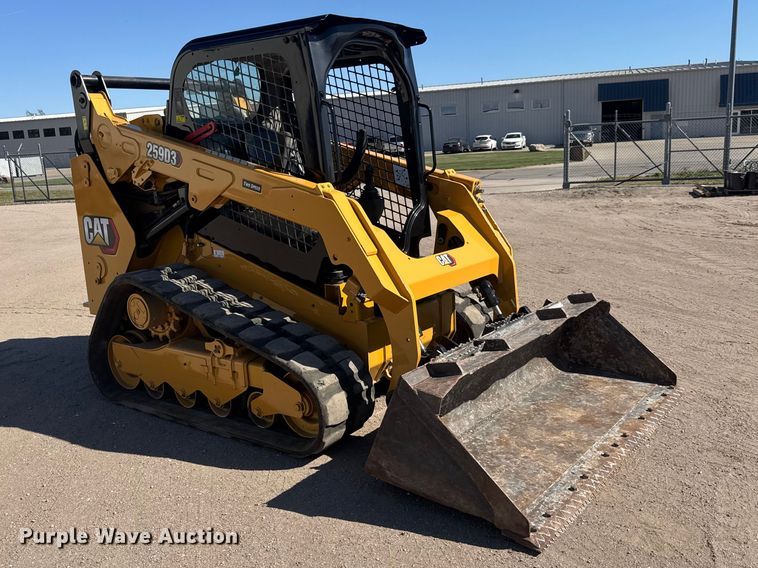 image for item ET1922 2022 Caterpillar 259D3 tracked skid steer loader