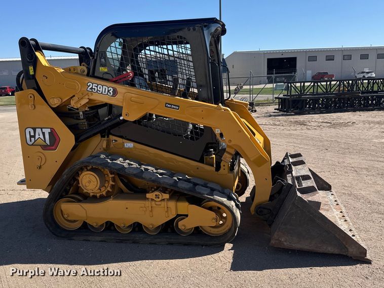 image for item ET1922 2022 Caterpillar 259D3 tracked skid steer loader