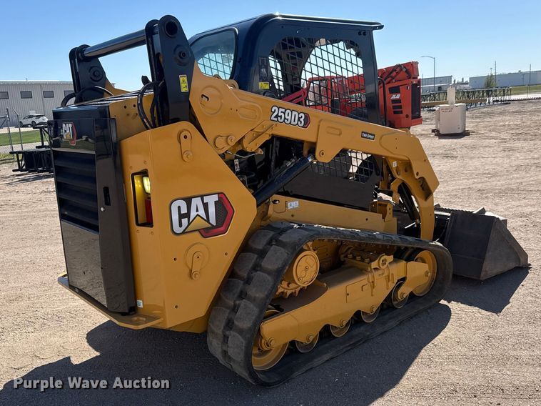 image for item ET1922 2022 Caterpillar 259D3 tracked skid steer loader