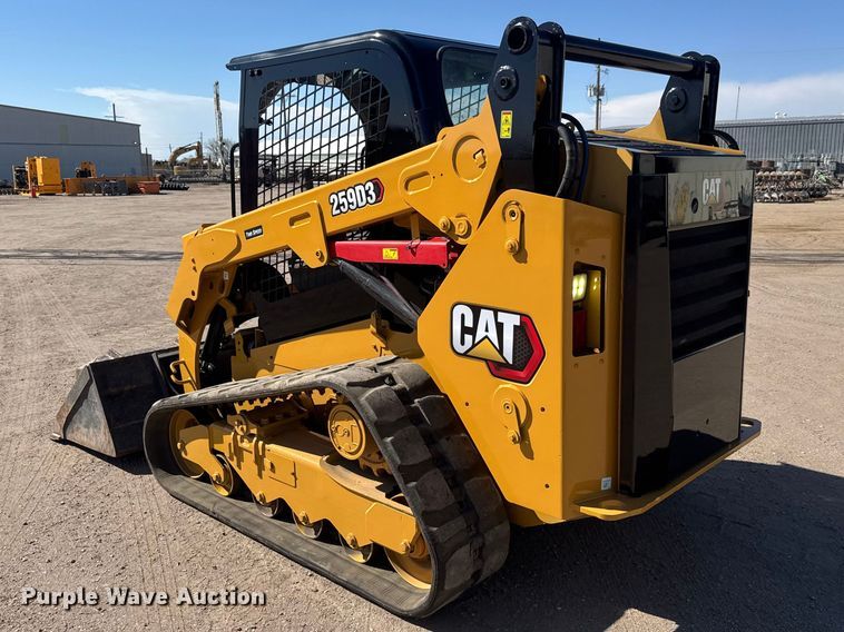 image for item ET1922 2022 Caterpillar 259D3 tracked skid steer loader