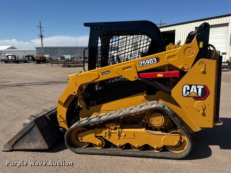 image for item ET1922 2022 Caterpillar 259D3 tracked skid steer loader