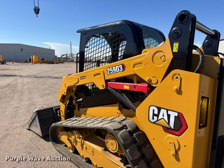 image for item ET1922 2022 Caterpillar 259D3 tracked skid steer loader