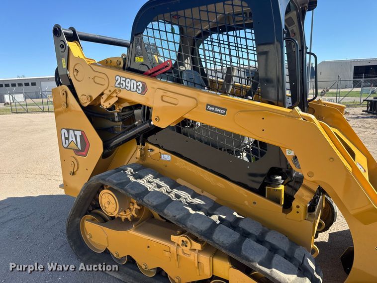 image for item ET1922 2022 Caterpillar 259D3 tracked skid steer loader