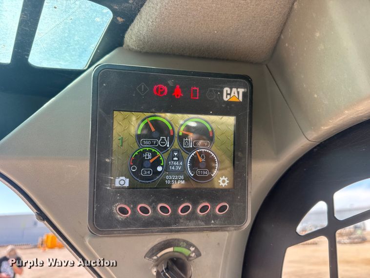 image for item ET1922 2022 Caterpillar 259D3 tracked skid steer loader