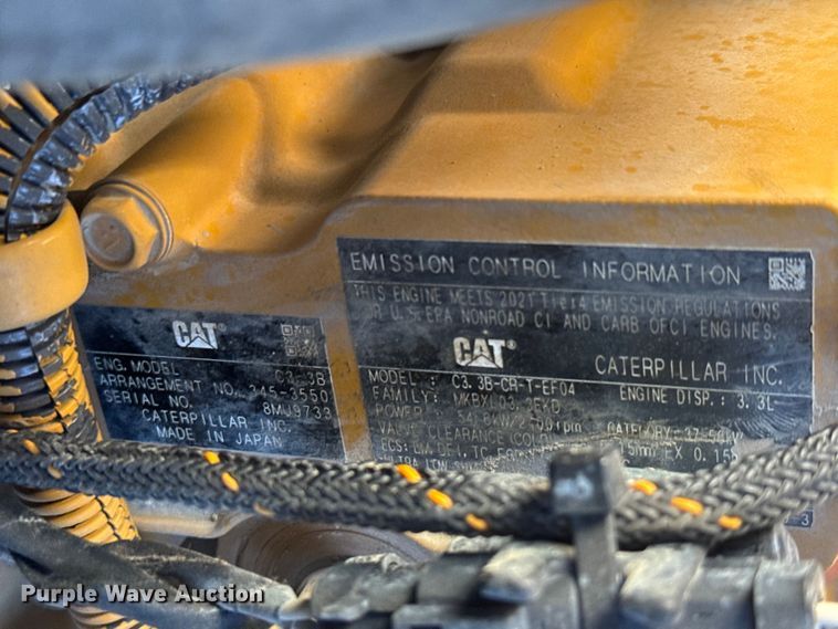 image for item ET1922 2022 Caterpillar 259D3 tracked skid steer loader