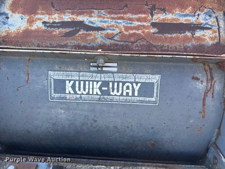 image for item ET1942 KW 35-12610 skid steer snow plow