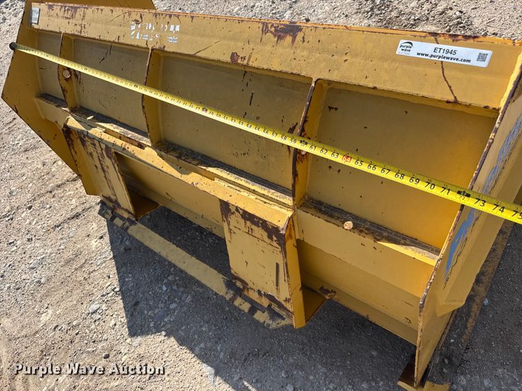 image for item ET1945 Pro-Tech Sno Pusher skid steer snow pusher