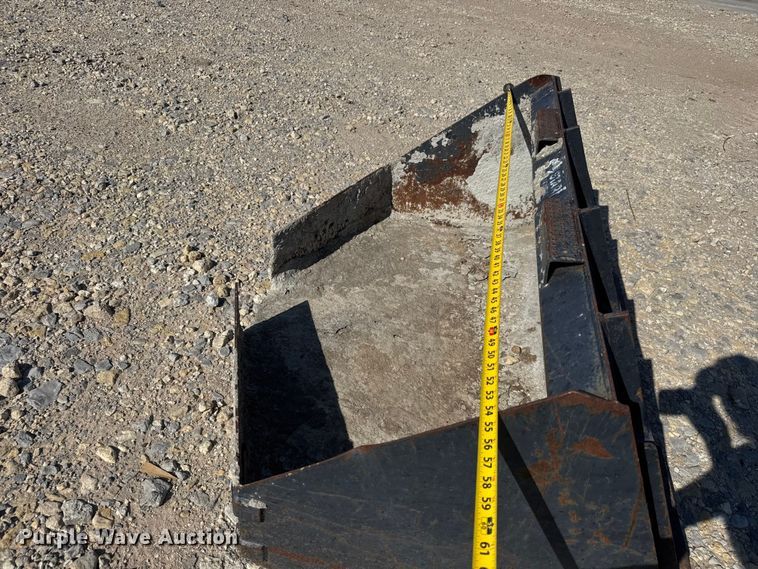 image for item ET1948 Skid steer concrete chute bucket