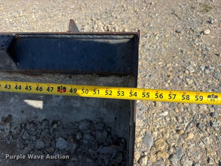 image for item ET1948 Skid steer concrete chute bucket