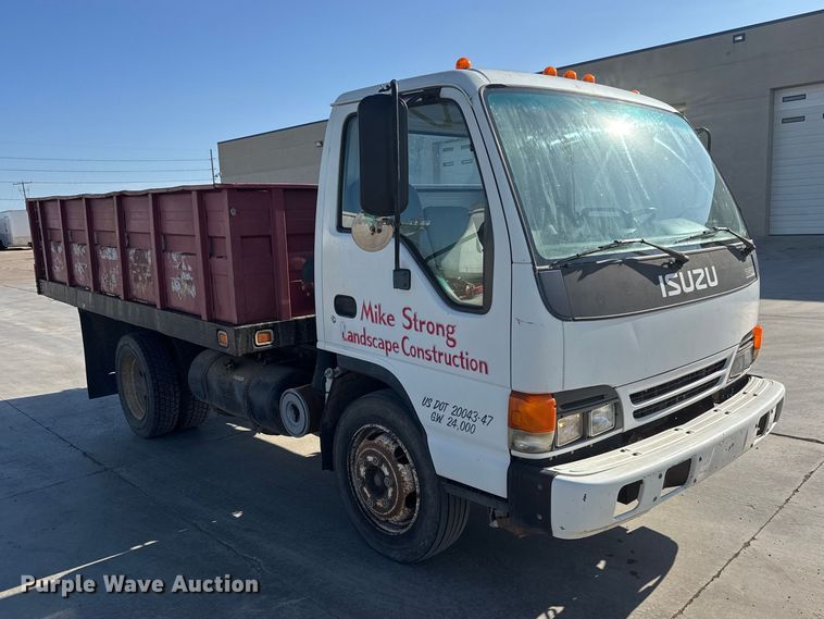 image for item ET1956 2005 Isuzu NPR dump truck