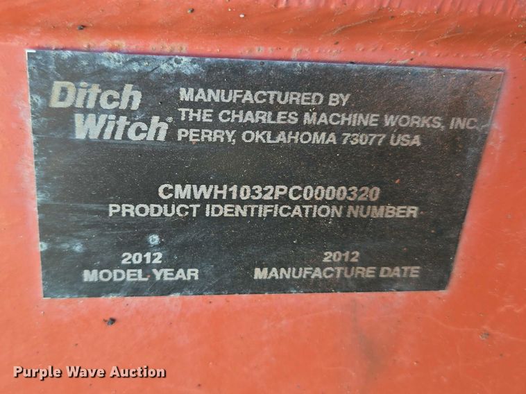 image for item ET5197 2014 Ditch Witch RT120 QUAD vibratory cable plow