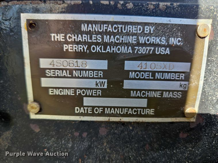 image for item ET5198 Ditch Witch 410SXD trencher