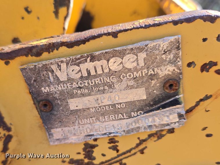 image for item ET5213 2004 Vermeer LM42 trencher