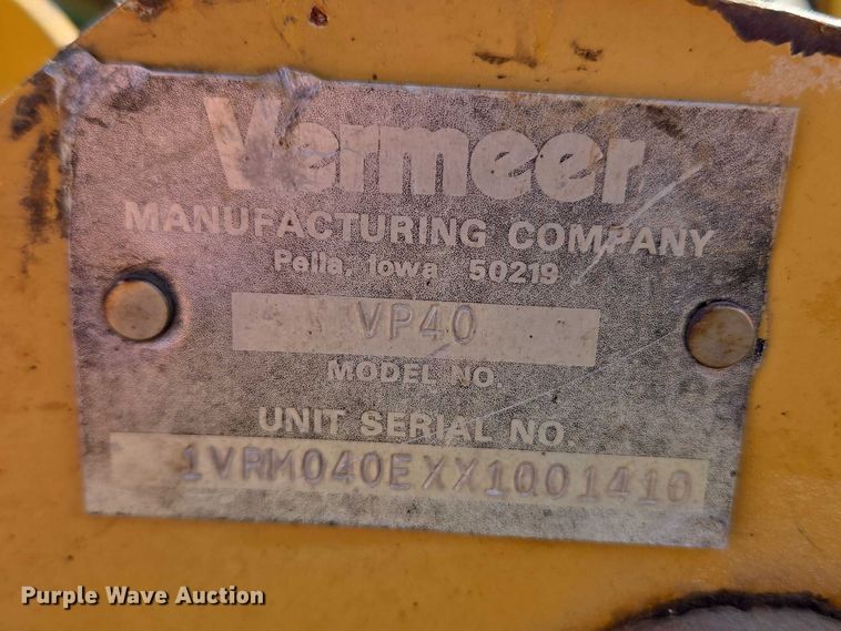 image for item ET5214 1999 Vermeer LM-42 trencher