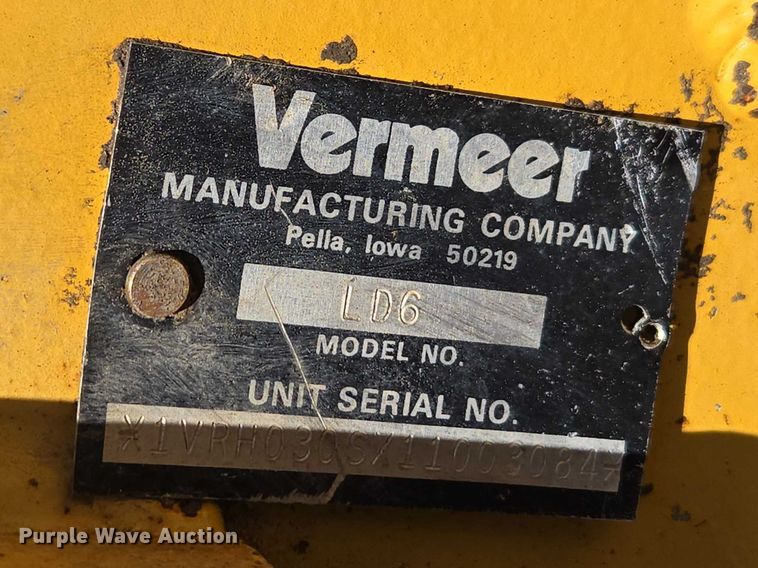 image for item ET5214 1999 Vermeer LM-42 trencher