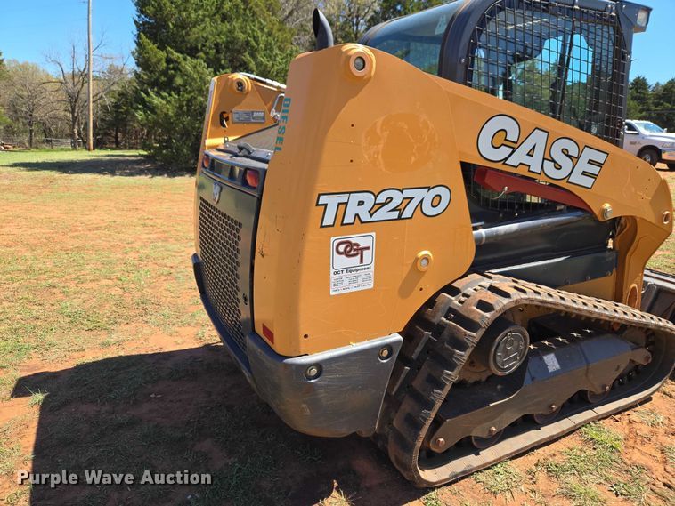 image for item ET5218 2017 Case TR270 tracked skid steer loader