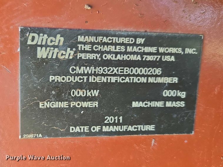 image for item ET5219 2002 Ditch Witch RT90 vibratory cable plow
