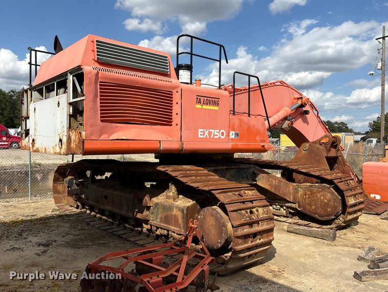 image for item EU0511 1999 Hitachi EX750-5 excavator