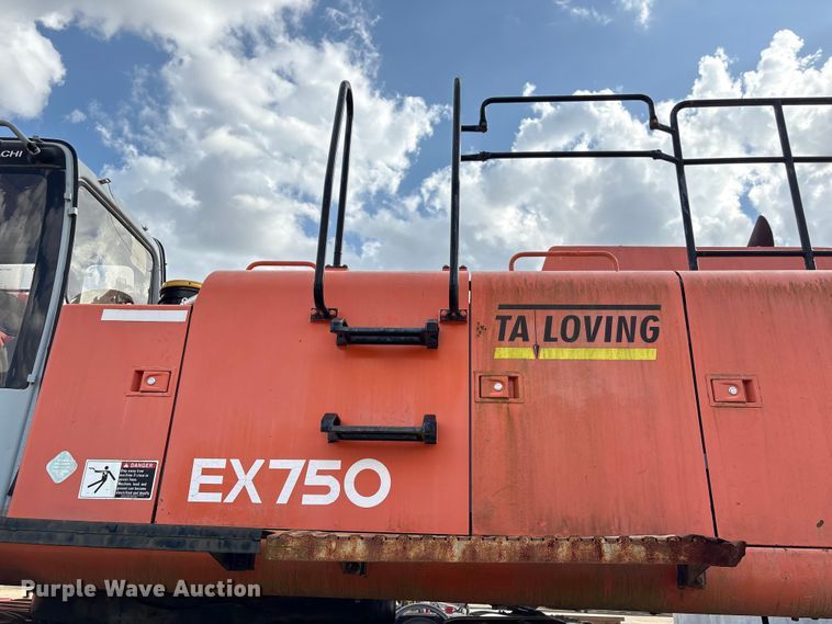 image for item EU0511 1999 Hitachi EX750-5 excavator