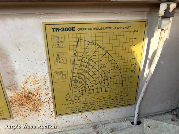 image for item EU0513 1986 Tadano TR-200E-1 crane
