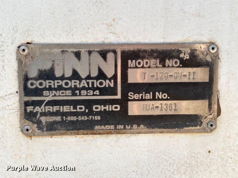 image for item EU0517 2000 Finn T120 hydroseeder